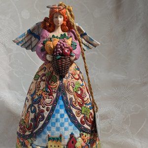 Jim Shore (Heartwood Creek) "Bountiful Angel" Fall Angel Figurine